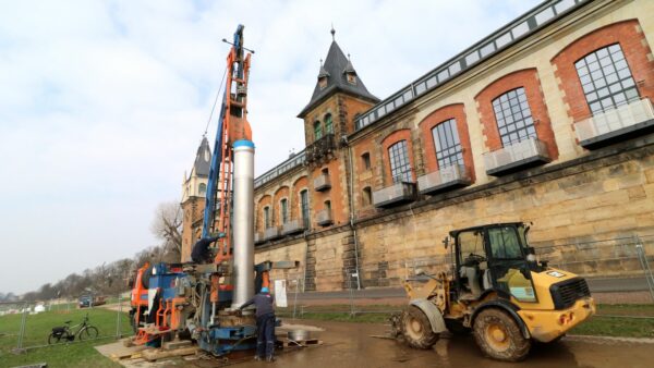 Brunnenbohrung am Wasserwerk Saloppe