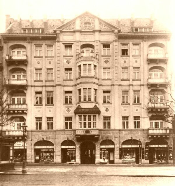 Bautzner Straße 14 vor rund 100 Jahren.