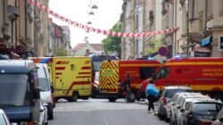 Für eine knappe halbe Stunde war die Louisenstraße gesperrt.