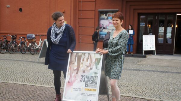 Anne Gaschütz und Sylke Gottlebe vom Filmfest. Foto: Philine