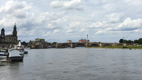 Augustusbrücke über die Elbe