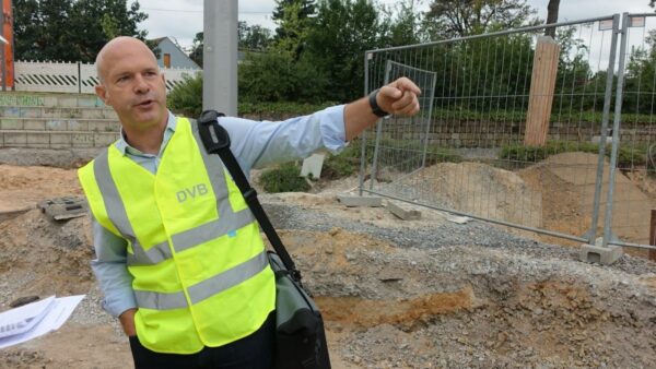 Andreas Neukirch: Vier Wochen lang war der Betriebshof Trachenberge vom Netz abgekoppelt. Foto: W. Schenk