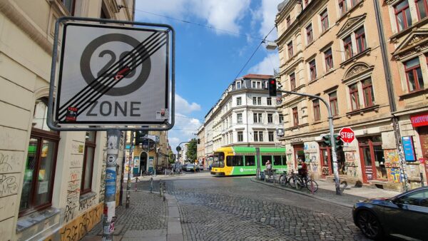 An der Görlitzer/Rothenburger wird die Tempo-20-Zone unterbrochen.