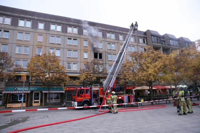 Feuerwehreinsatz am Albertplatz - Foto: Tino Plunert