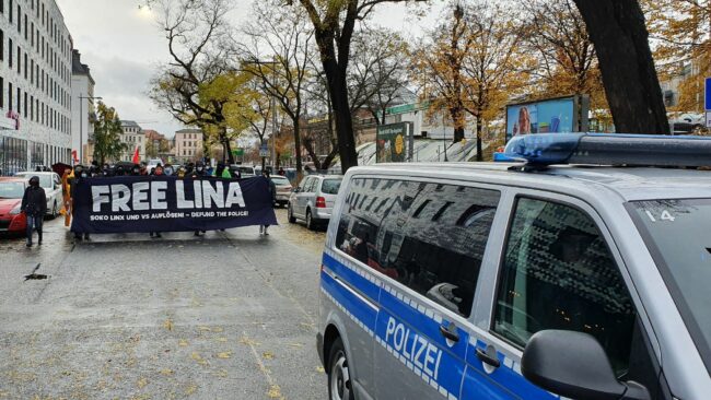 Demonstration "Free Lina"