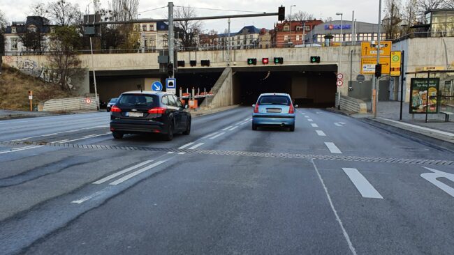 Waldschlößchentunnel wird ab Montag gewartet.