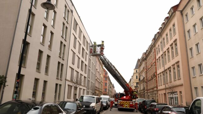 Feuerwehreinsatz in der Hechtstraße