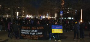 Rund 200 Menschen nahmen an der Demo teil.