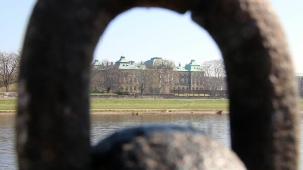 Auf der Wiese vorm Japanischen Palais soll es in diesem Jahr einen Kleinkunstsommer geben.