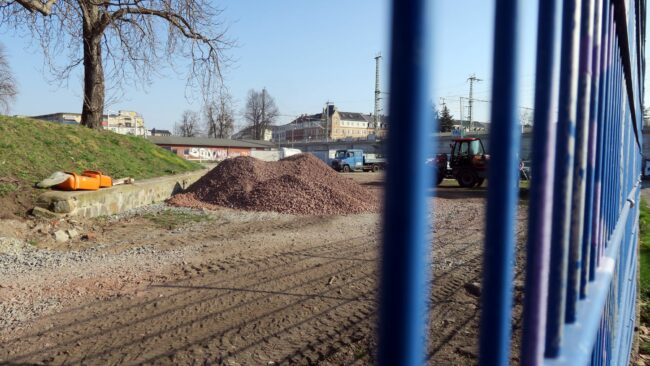 Die ersten Arbeiten haben schon begonnen. Foto: Philina Eppers