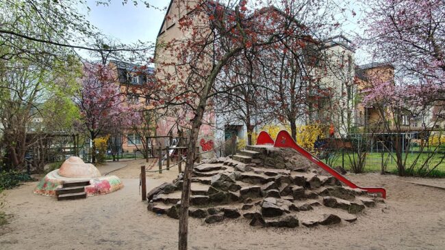 Der Spielplatz an der Talstraße wird erneuert.