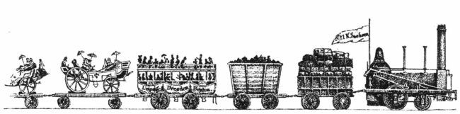 Auszug aus "Über ein sächsisches Eisenbahn-System als Grundlage eines allgemeinen deutschen Eisenbahn-Systems"