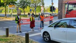 Gruppe "Letzte Generation" blockierte für eine Stunde die Hansastraße