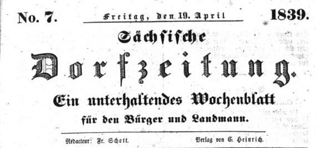 Sächsische Dorfzeitung