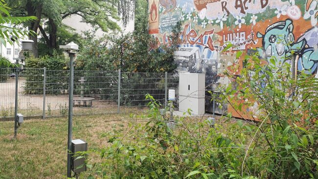 Wetterstation an der Jordanstraße