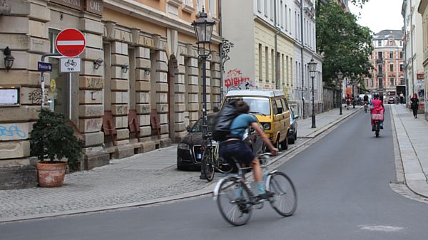 Einfahrt wieder frei in die Pulsnitzer.