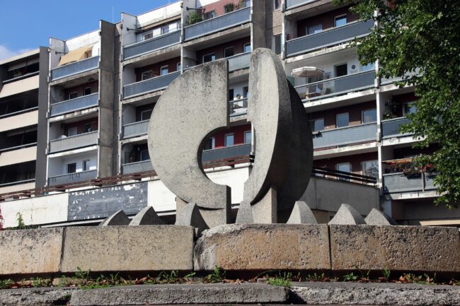 Östlicher Kracht-Brunnen, seit 20 Jahren ohne Wasser.