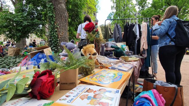 Am Sonnabend wieder Trödelmarkt. Foto: Archiv Mai 2022