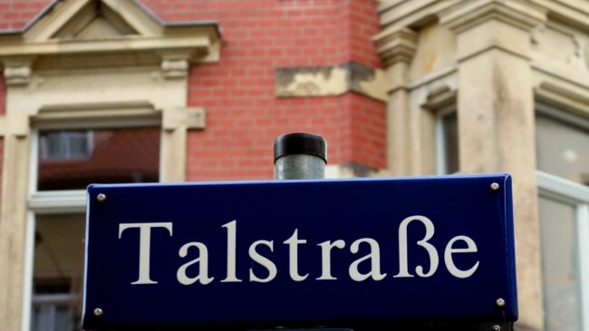 Talstraße in der Äußeren Neustadt