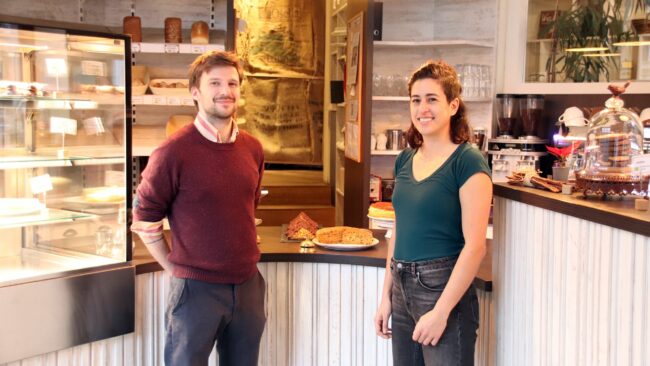 Zwei vom Vierer-Glocken-Team: Tino Götz und Lisa Schaefer.