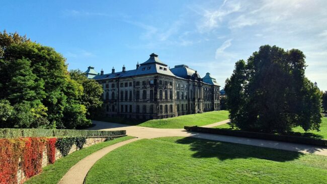 Das Palais im vergangenen Herbst.