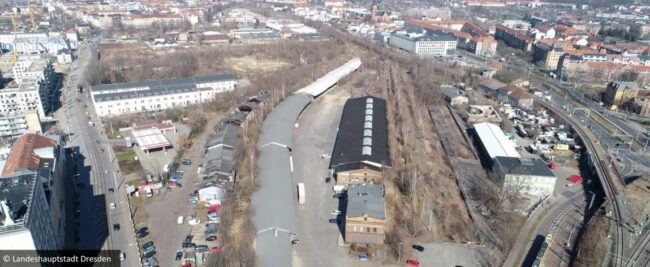 Gelände am Alten Leipziger Bahnhof - Foto: Stadt Dresden