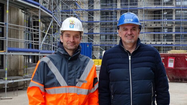 Steffen Herzer (l.) und Petr Albl: „Kooperation mit großem Vertrauen und offenem Visier.“ Foto: W. Schenk