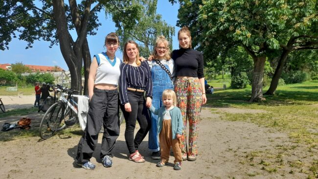 Frida, Jenni, Maja und Luise vom Kulturladen e.V.