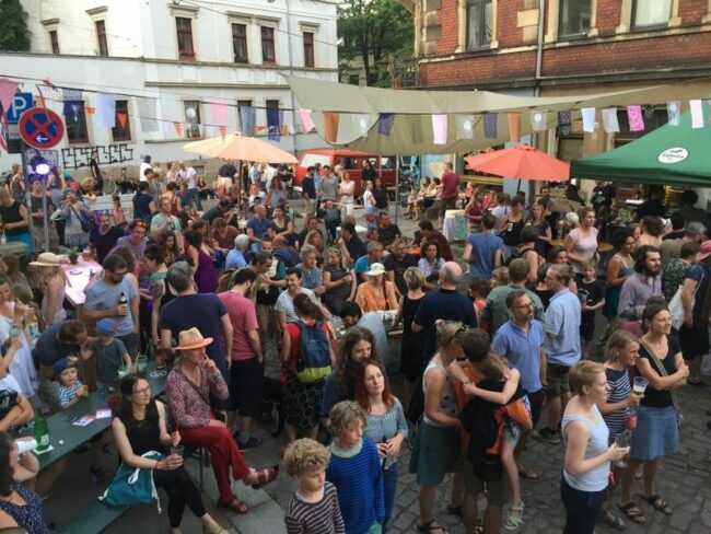 Eindrücke vom Frühlingstraßenfest an der Ecke Nord im Jahr 2018