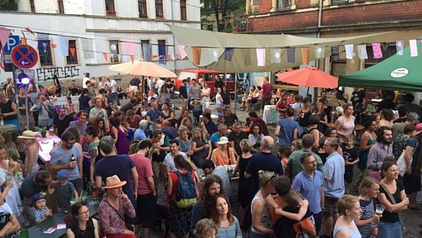 Eindrücke vom Frühlingstraßenfest an der Ecke Nord im Jahr 2019