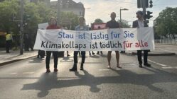 Extinction Rebellion blockierte den Albertplatz