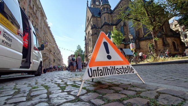 Die Sanitäter hatten sehr wenig zu tun.