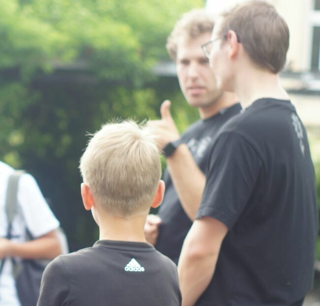 Jonas und Daniel von Parkour One. 