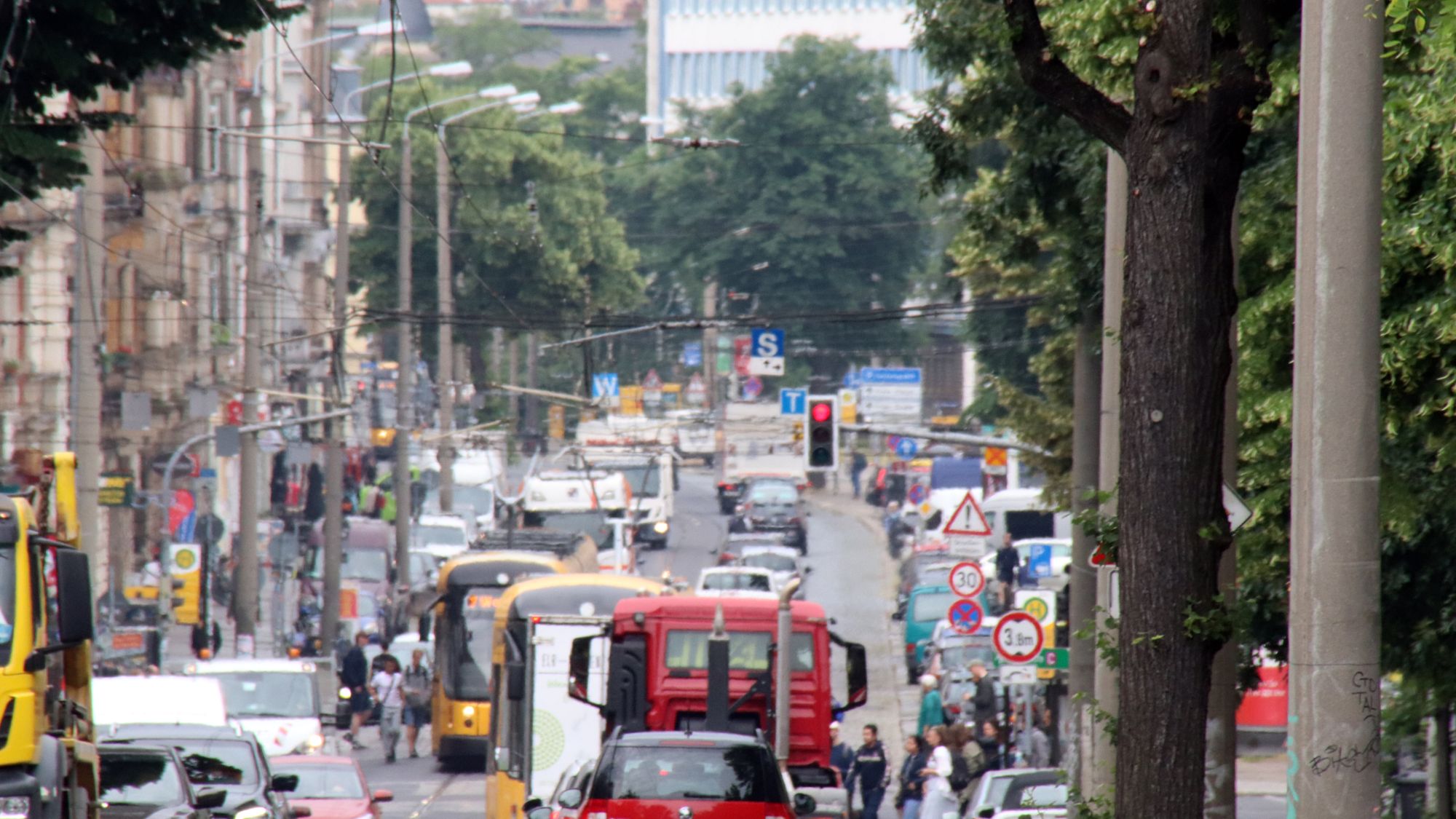 Königsbrücker Straße - Foto: Archiv Anton Launer