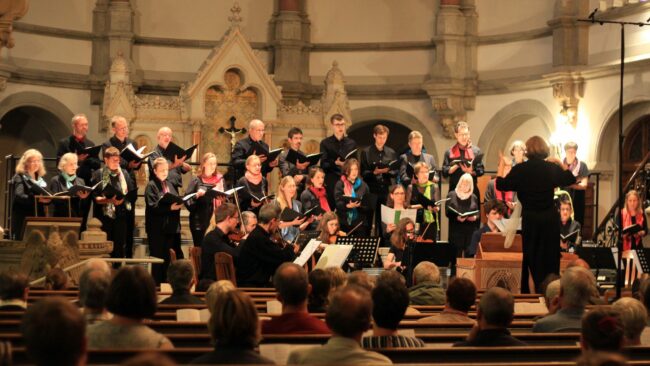 Die Bachkantorei in der Martin-Luther-Kirche