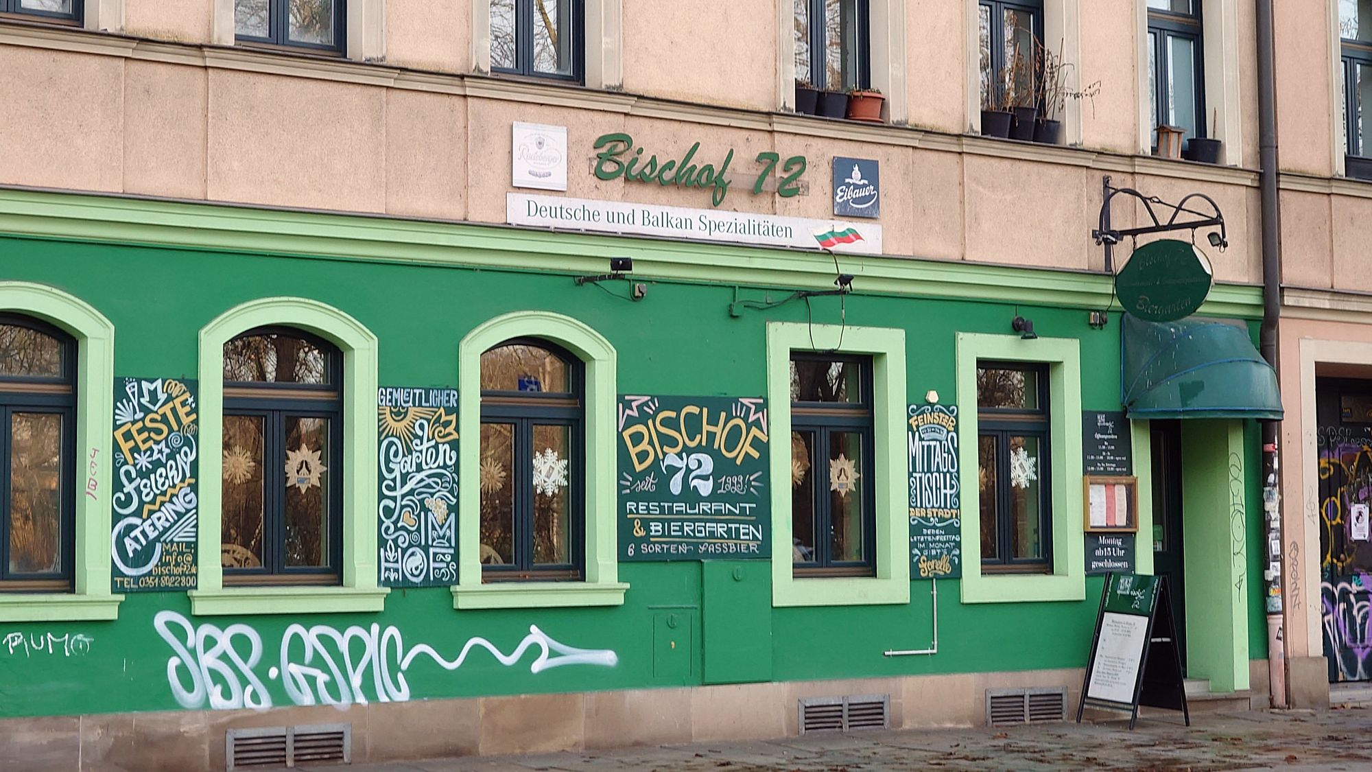 BIschof 72, das freundliche Restaurant am Bischofsweg.