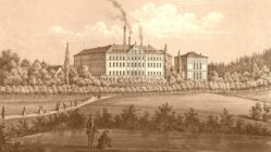 Waldschlösschen-Brauerei um 1856.