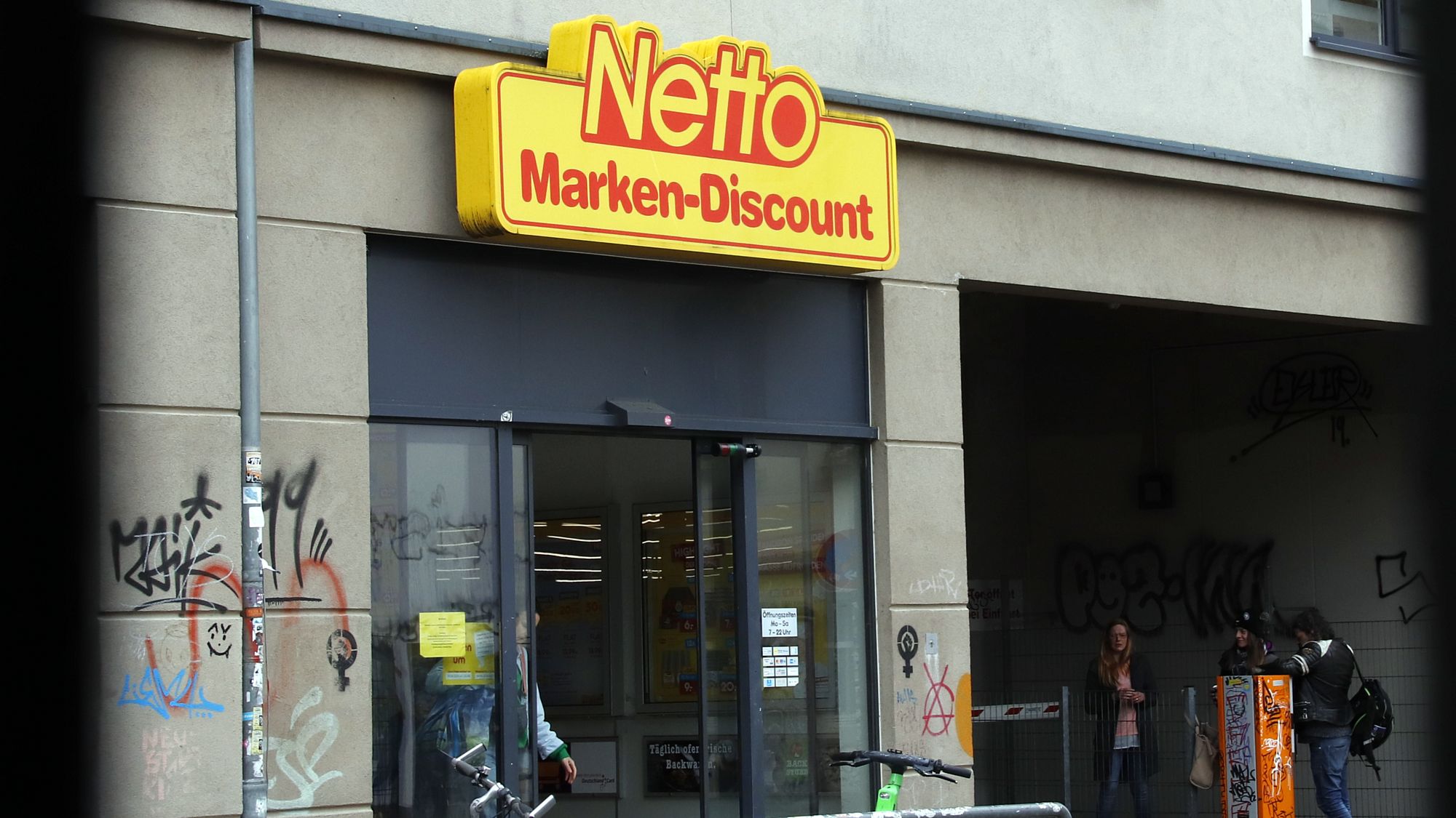 Ab Dienstagnachmittag geschlossen: Netto auf der Kamenzer - Foto: Florian Varga