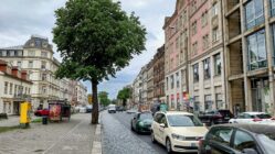 Königsbrücker Straße, in Höhe der Louisenstraße - Foto: Archiv/Anton Launer