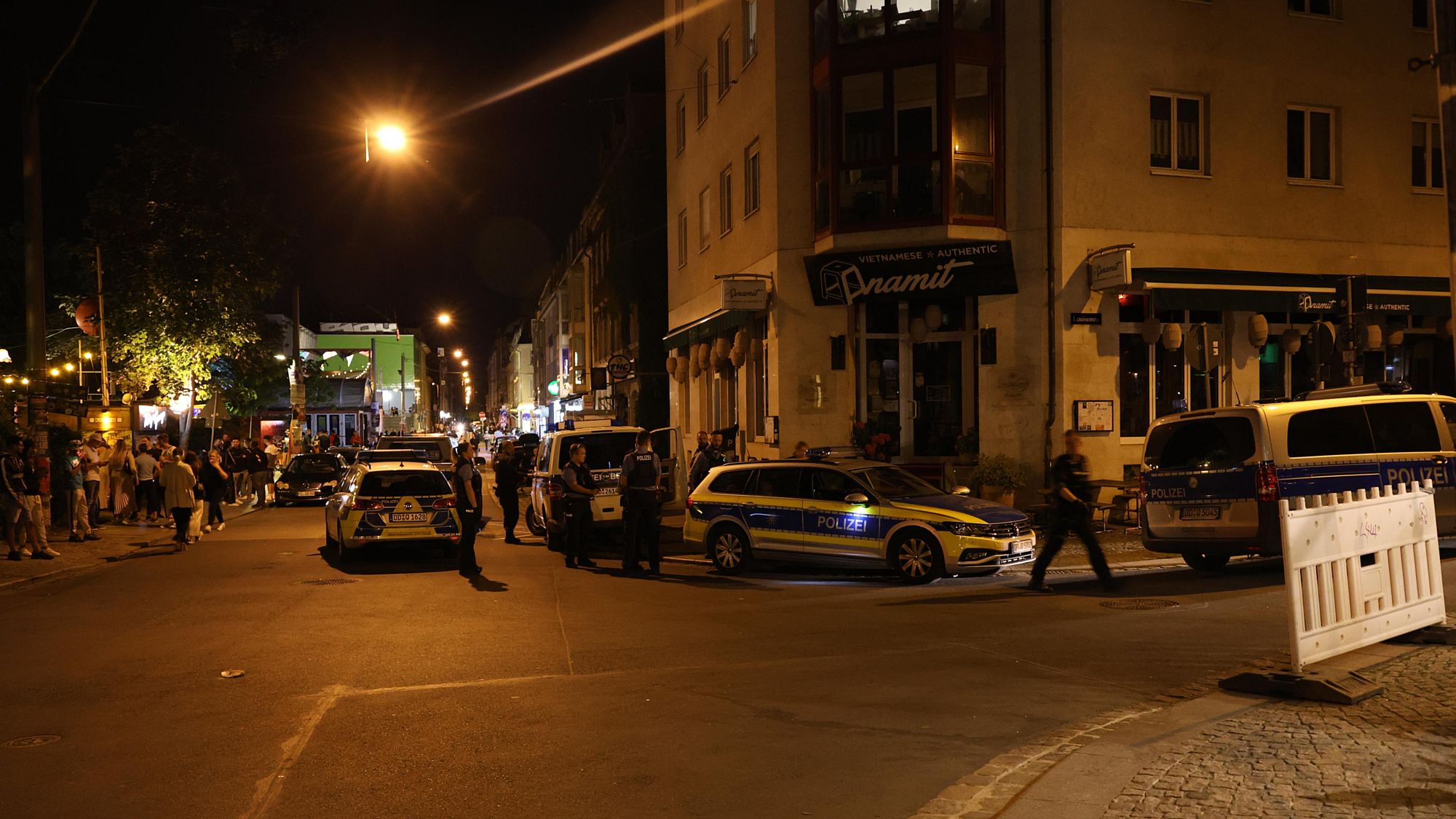 Großer Einsatz wegen Mann mit Hund. Foto: Florian Varga