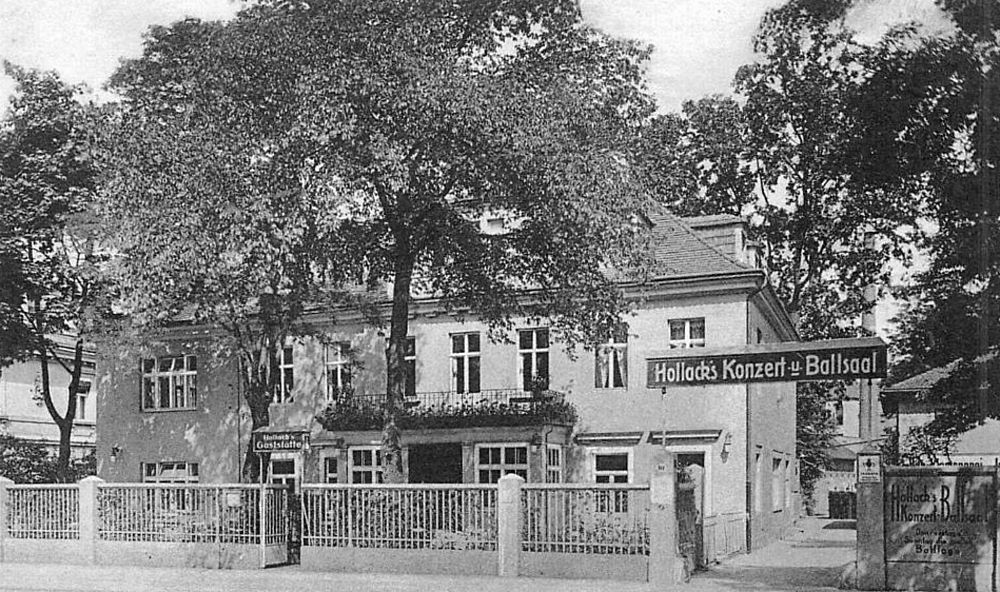 Hollack's Konzert- und Ballsaal - Postkarte von 1928