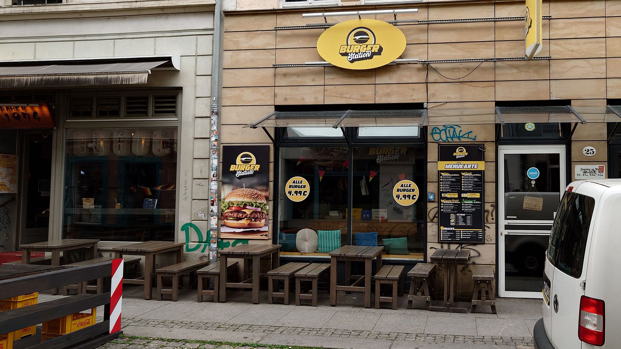 Neu auf der Alaunstraße - Burger Station - Foto: Anton Launer