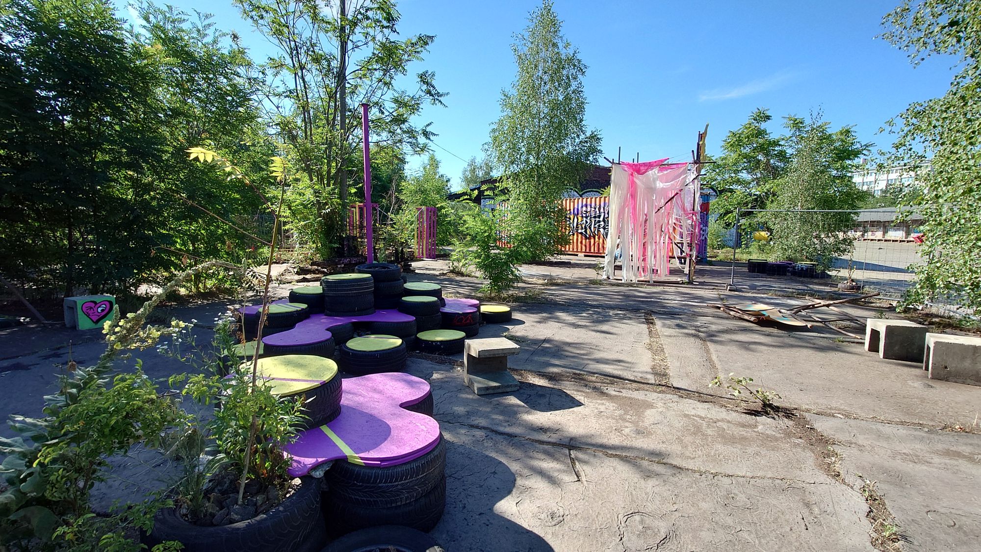 Ein Spielplatz der besonderen Art für Jugendliche. Foto: Anton Launer