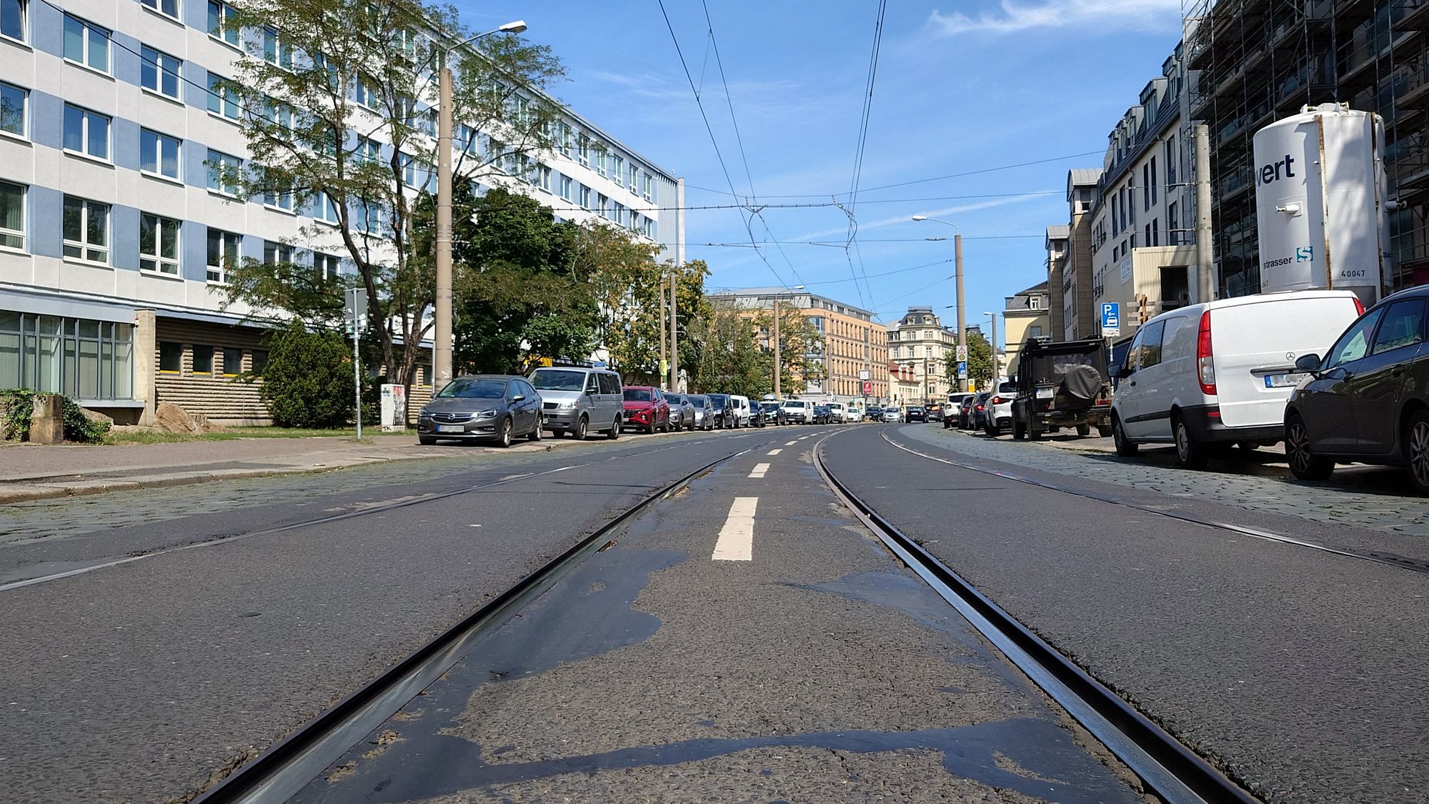 Königsbrücker Straße: Ausbau kann beginnen. Foto: Anton Launer