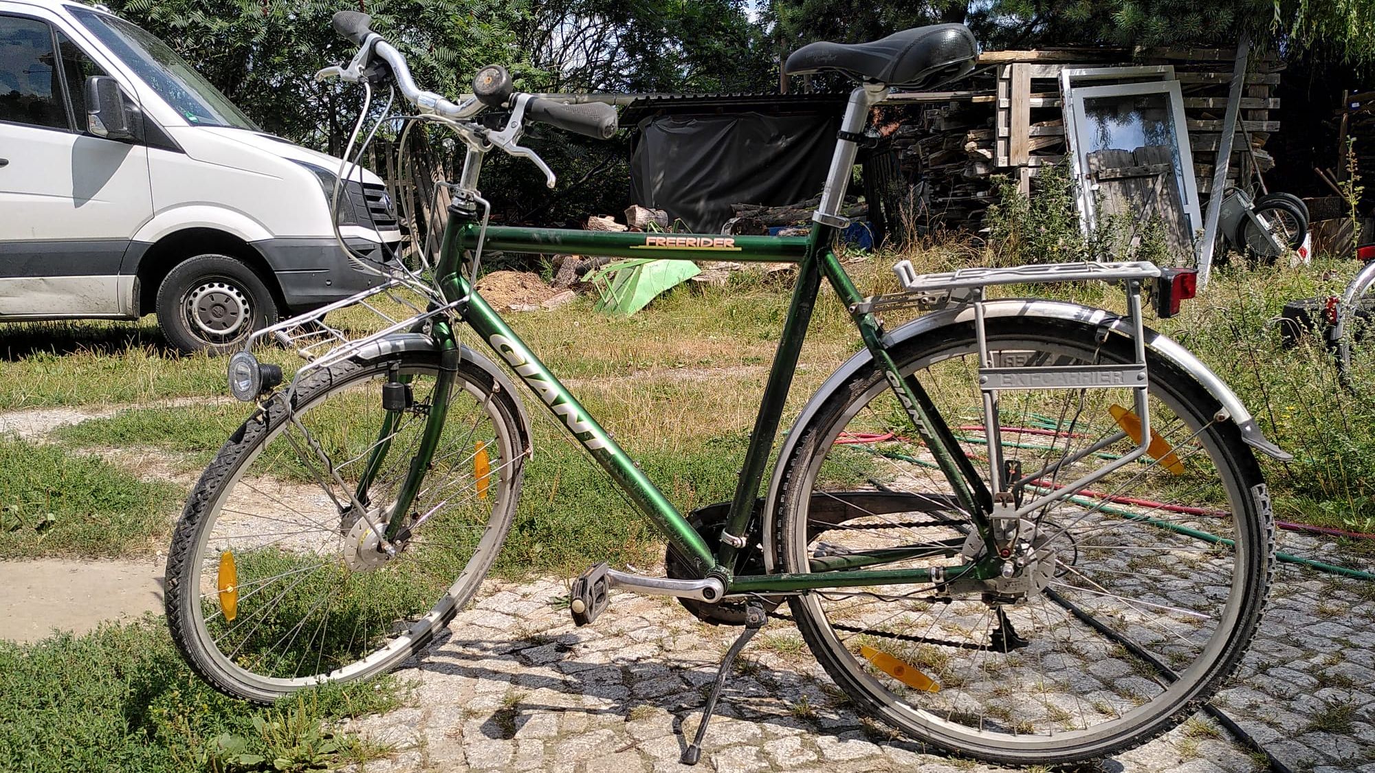 In der Brandnacht geklautes Fahrrad. Foto: Privat