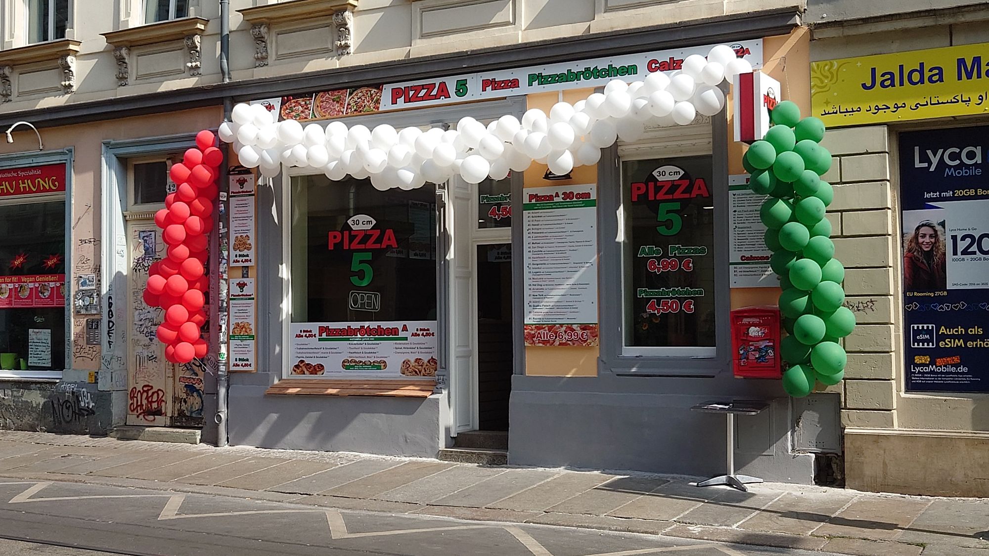 Neu auf der Rothenburger: Pizza 5