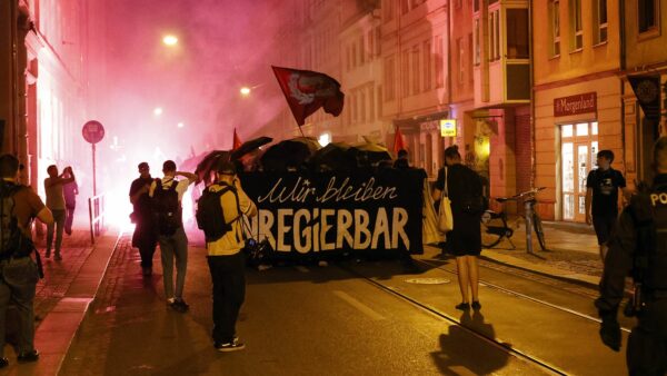 Unregierbar-Demo auf der Görlitzer Straße - Foto: Florian Varga