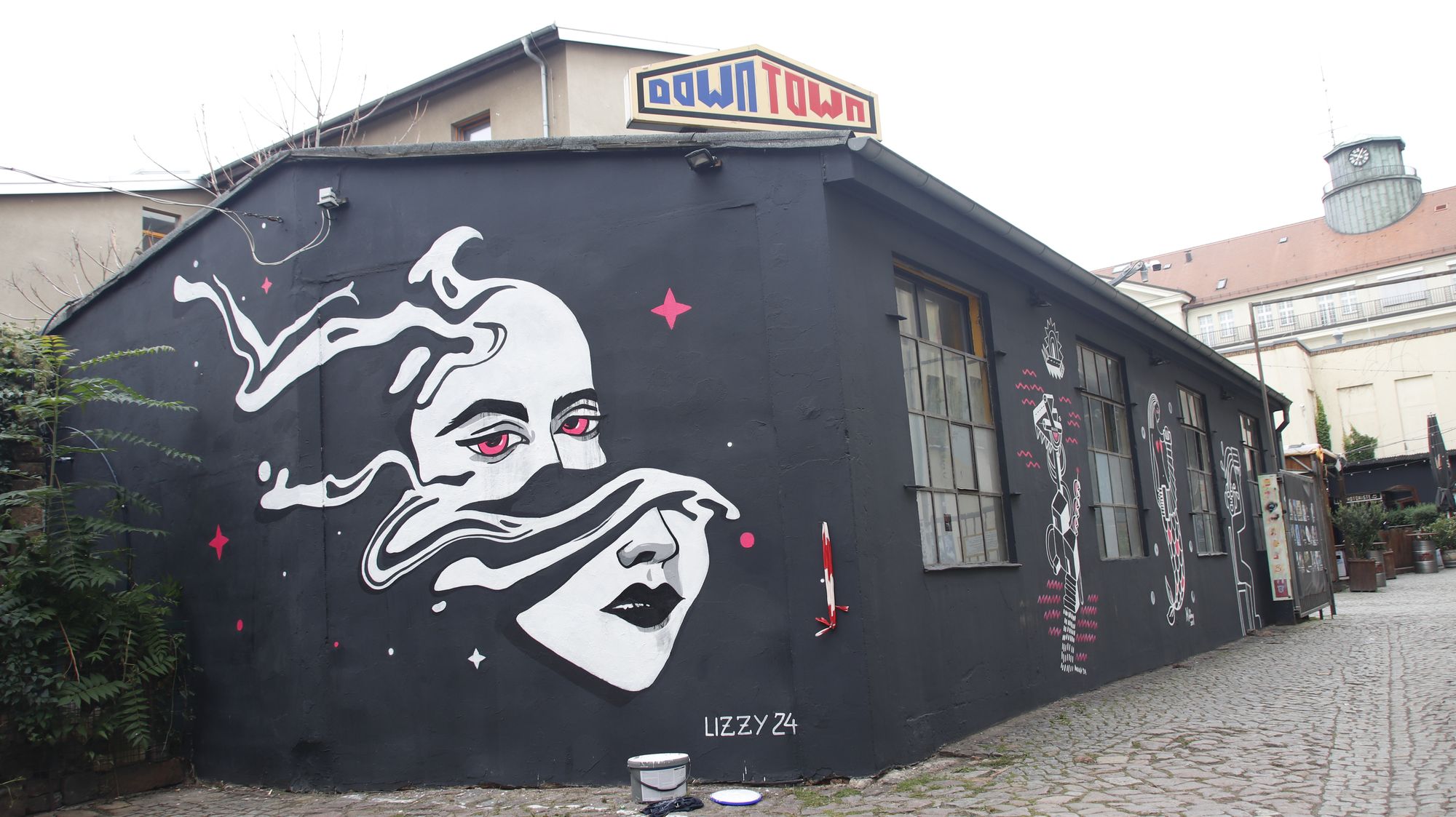 Neue Gemälde im Kulturhof Murals an der Groovestation. Foto: Anton Launer