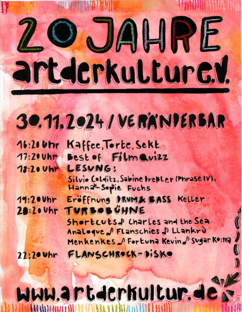 20 Jahre artderkultur in der Veränderbar