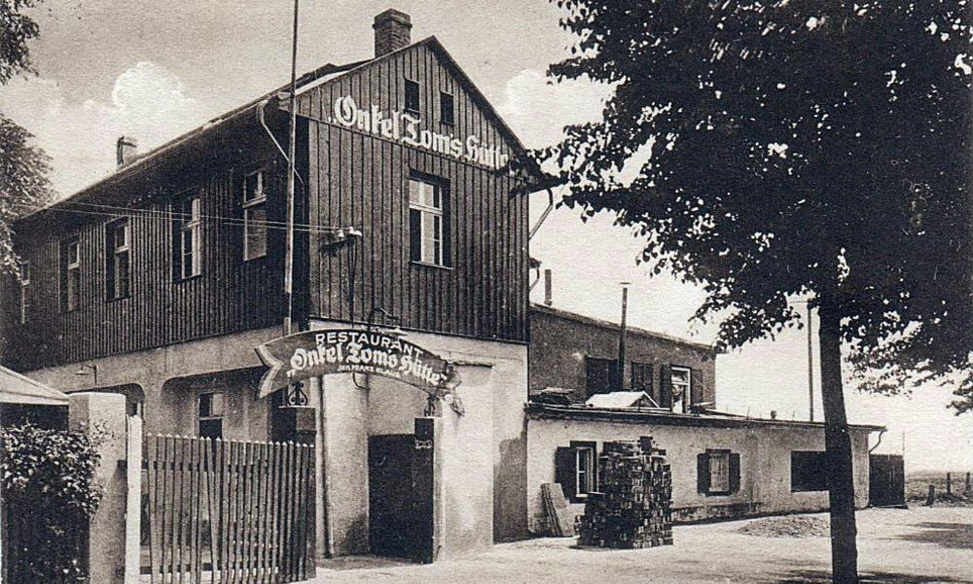 Onkel Toms Hütte - zeitgenössische Postkarte